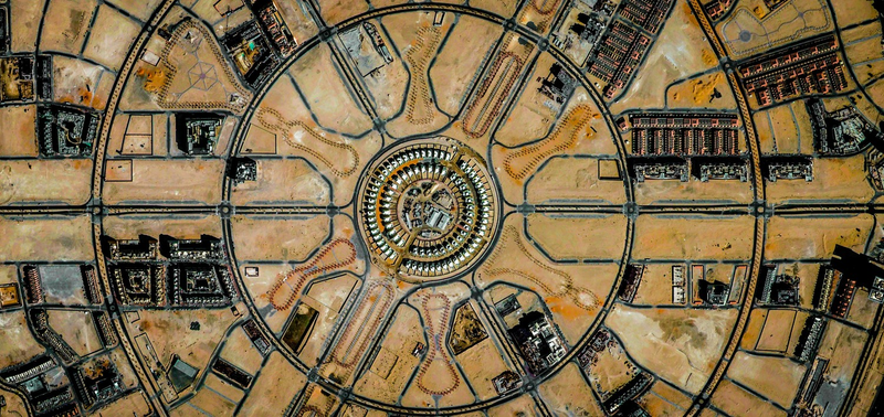 Illustration for article titled These Stunning Geometric Patterns Were Created From Google Earth Images